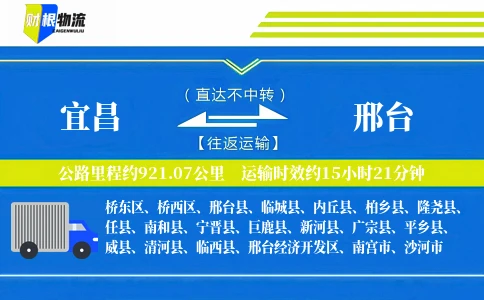 宜昌到邢台物流公司