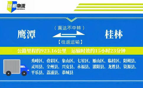 鹰潭到桂林物流公司
