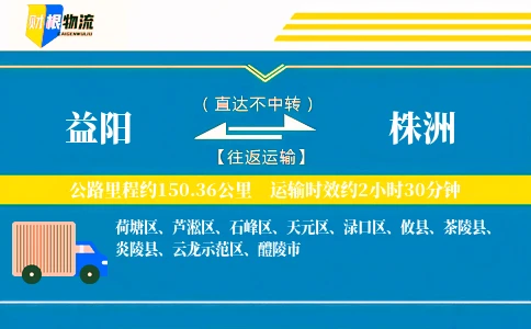 益阳到株洲物流公司