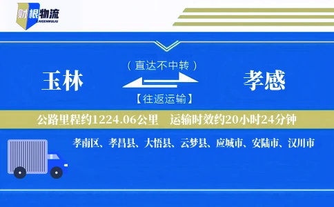 玉林到孝感物流公司