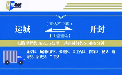 运城到开封物流公司