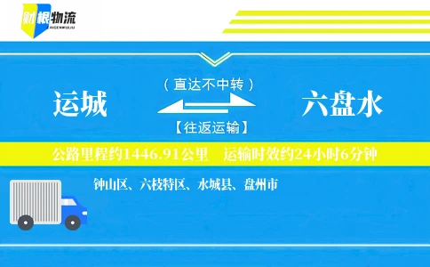 运城到六盘水物流公司