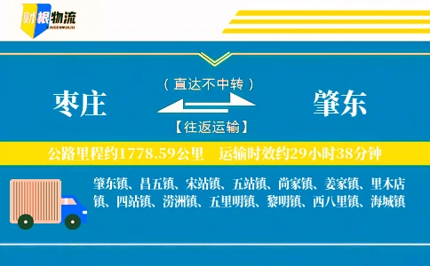枣庄到肇东物流公司