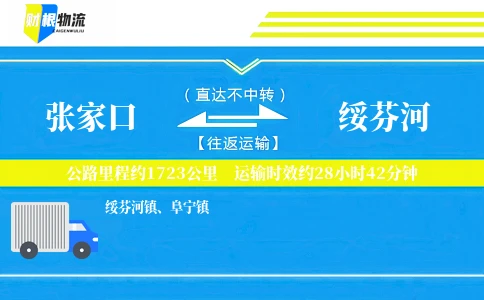 张家口到绥芬河物流公司