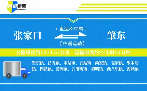 张家口到肇东物流公司