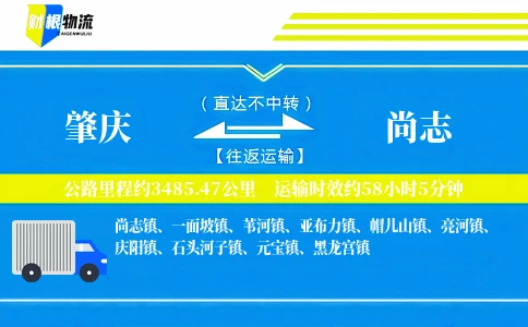 肇庆到尚志物流公司