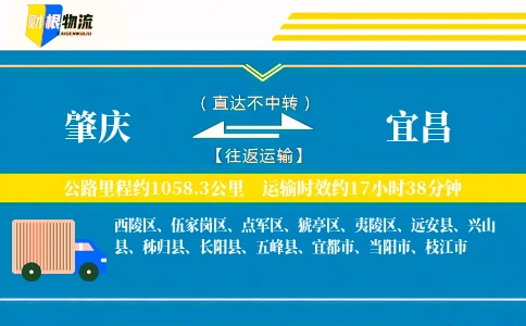 肇庆到宜昌物流公司