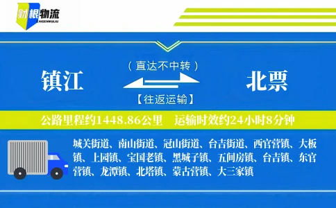 镇江到北票物流公司
