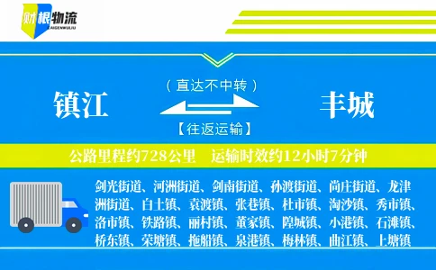 镇江到丰城物流公司