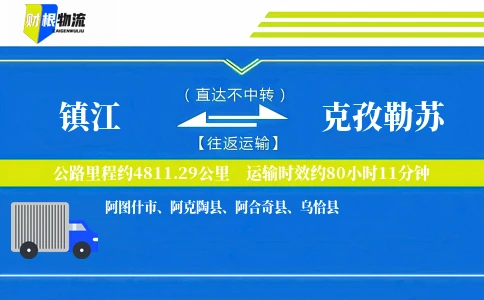 镇江到克孜勒苏物流公司