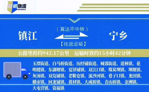 镇江到宁乡物流公司