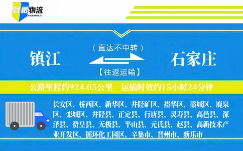 镇江到石家庄物流公司