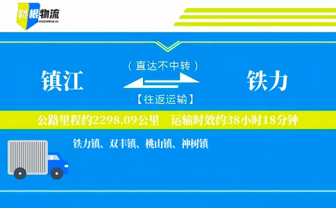 镇江到铁力物流公司