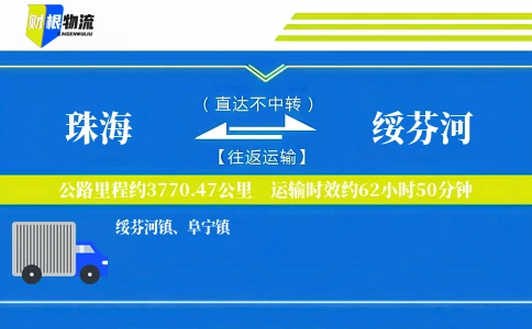 珠海到绥芬河物流公司