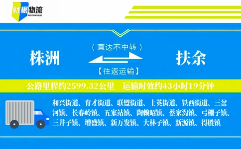 株洲到扶余物流公司