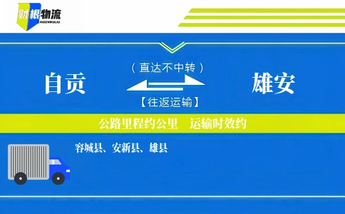 自贡到雄安物流公司